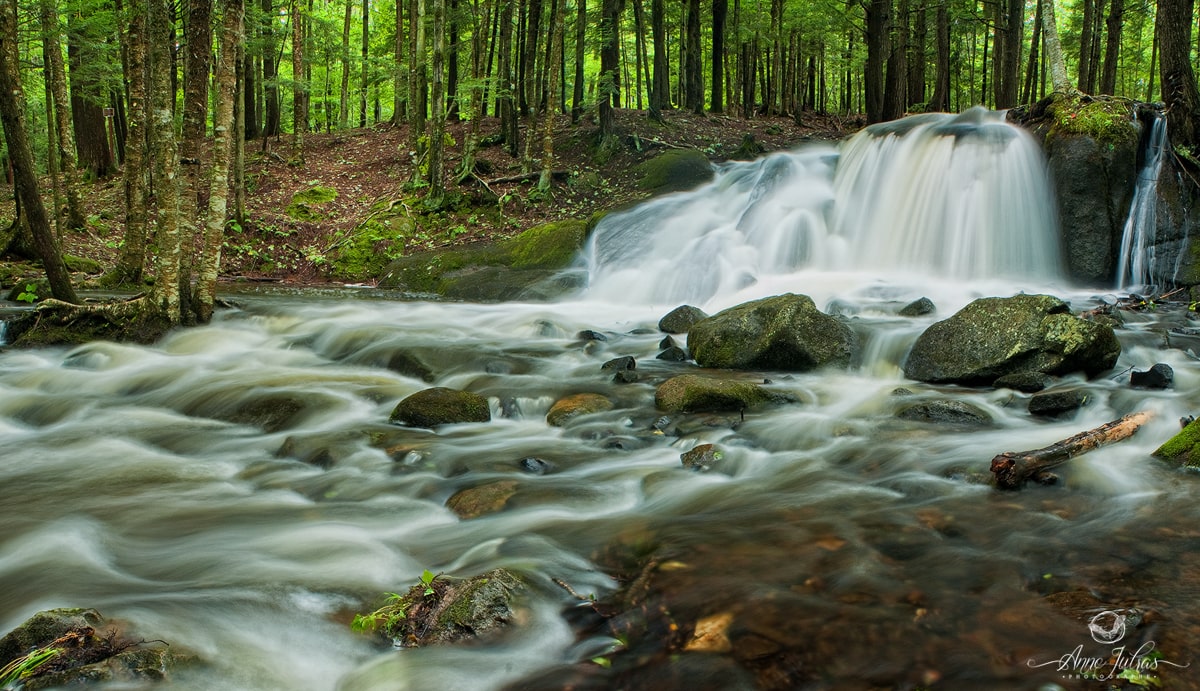 cascade en pose longue